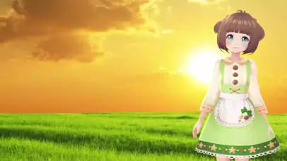4k夕阳小姐姐