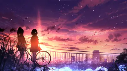 闺蜜看雪花
