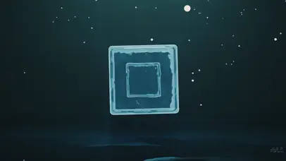 太空发光体循环动画