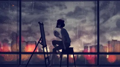 雨一直下
