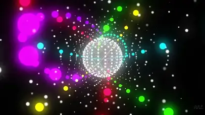 夜店动态炫彩LED