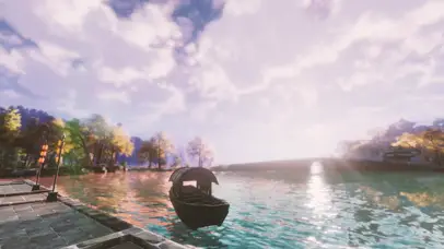 明月松间照，清泉石上流。