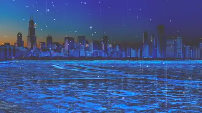 城市雨夜