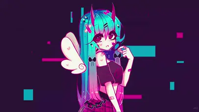 蝴蝶律动女孩~【可爱炫丽版】