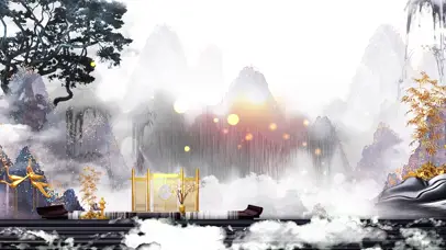 大气新中式水墨风古风