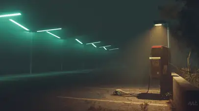 空无一人的街道