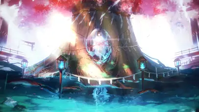 樱花封印树的少女