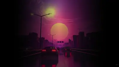 夕阳西下