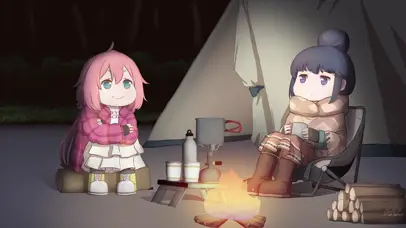 摇曳露营凛抚子初见可爱动态壁纸