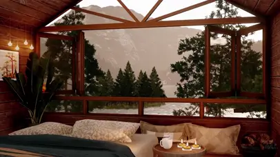 舒适的山林小屋