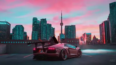 城市中的兰博基尼