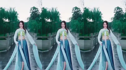 古风女子的美丽