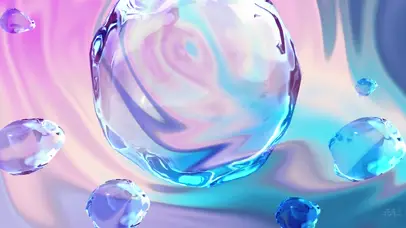 唯美酸性镭射荧光AE