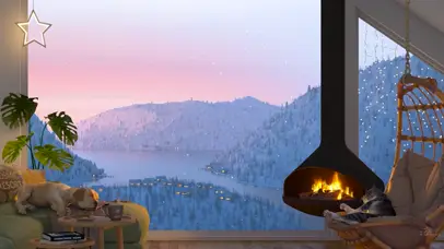 冬季舒适的客厅