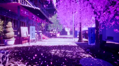 东京樱花商业街道