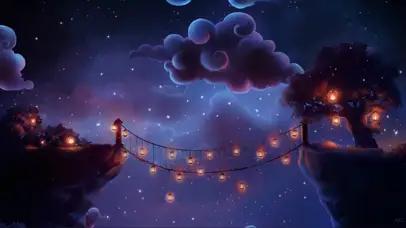 梦境灯桥~（4K唯美版）