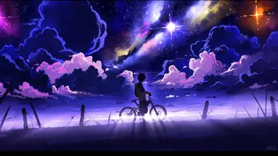 旅途夜空