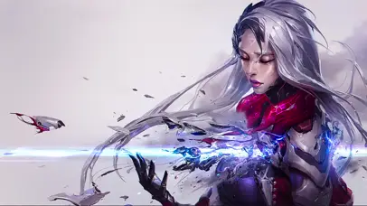 受伤的机器人少女