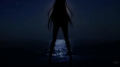 美少女海边热舞