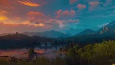 夕阳