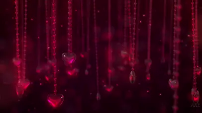 血红色爱情项链