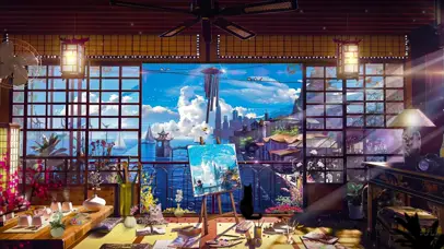 猫咪蝴蝶舒适海景房