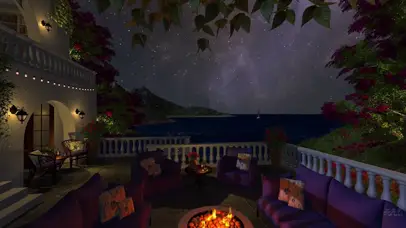 海边星空