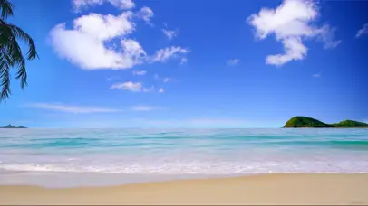 舒适的碧海蓝天