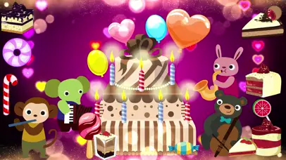 卡通生日过生日背景