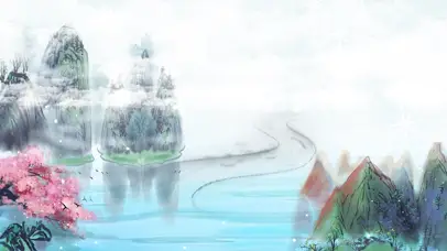 中国风古风水墨风