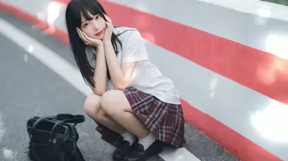 清纯JK美女