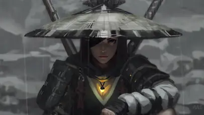 流浪的武士少女