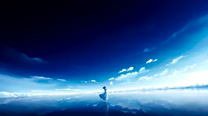 天空之境 白鸽少女