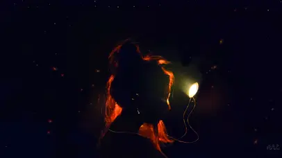 黑暗中靓丽的你