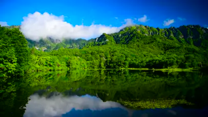 4K初秋的户隐山镜池