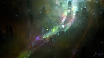 赛博朋克未来城市