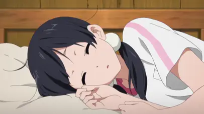 少女睡觉中
