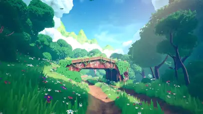 4K 治愈动漫乡村风景