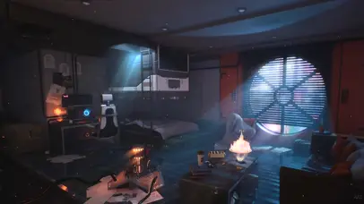 4K科技朋克房间