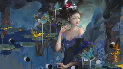 一莲一域 国风少女