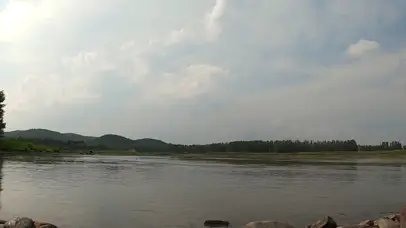 真实风景江边延迟摄影