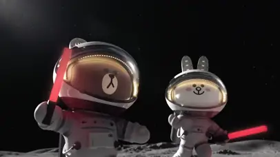 宇宙小熊~（可爱跳跃版）