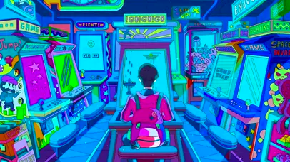 放学后的电玩室少年
