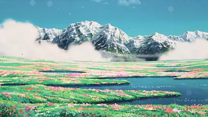 花草丛生