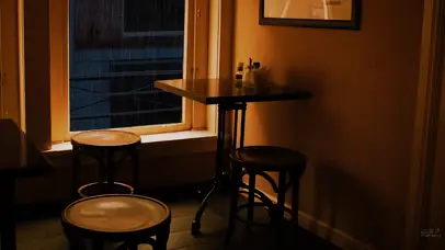 咖啡厅安静角落