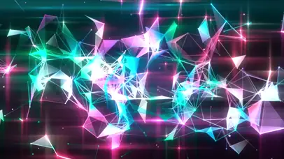 4k天琴座三角空间舞