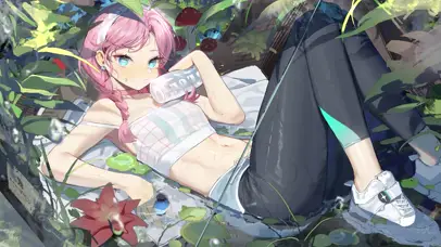 水中美女