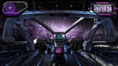 4K 科技飞船穿越宇宙星空