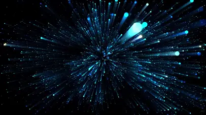 科技荧光流星雨