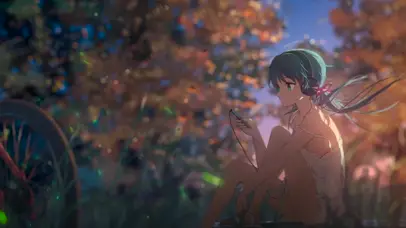 听着歌的女孩